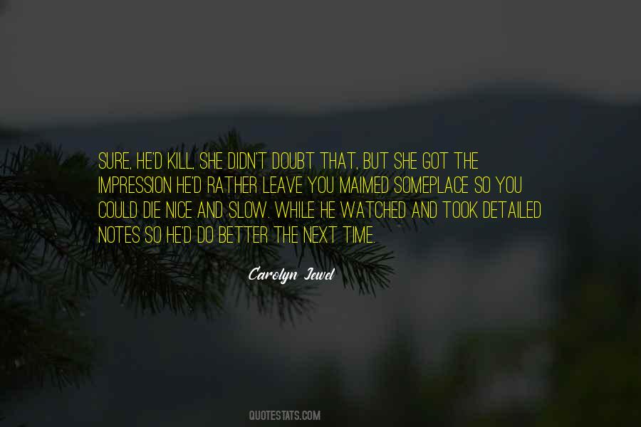 Leave No Doubt Quotes #1661094