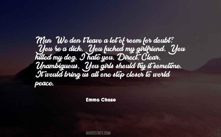 Leave No Doubt Quotes #1702907