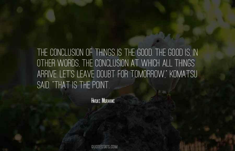 Leave No Doubt Quotes #601211