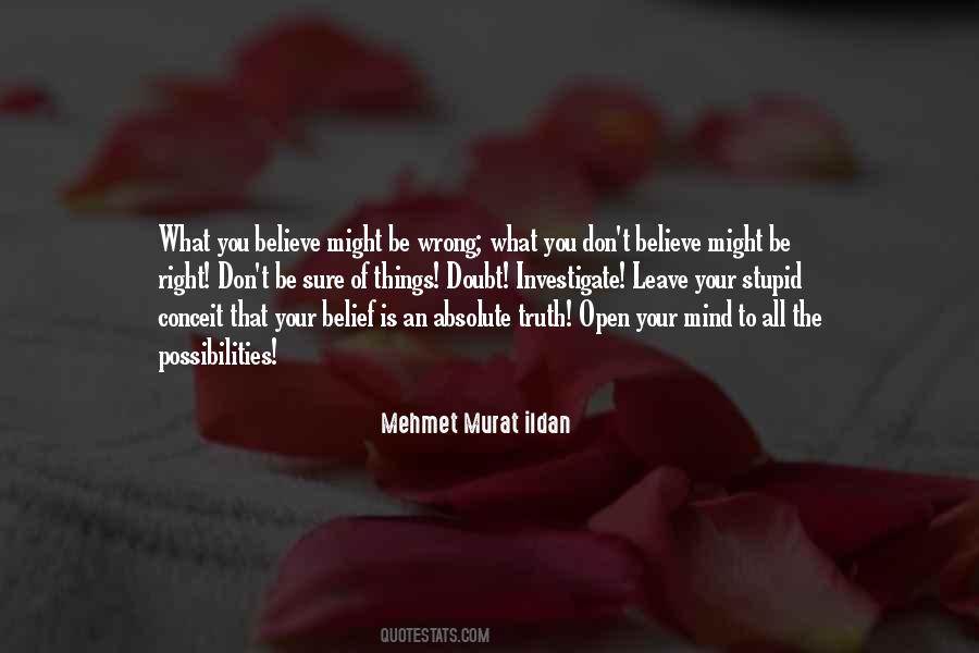 Leave No Doubt Quotes #946417