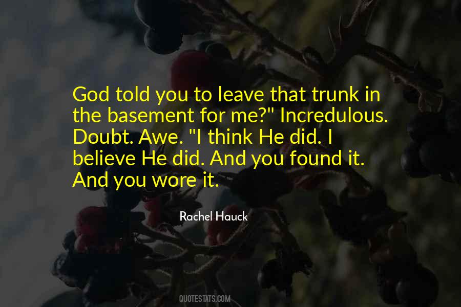 Leave No Doubt Quotes #981744