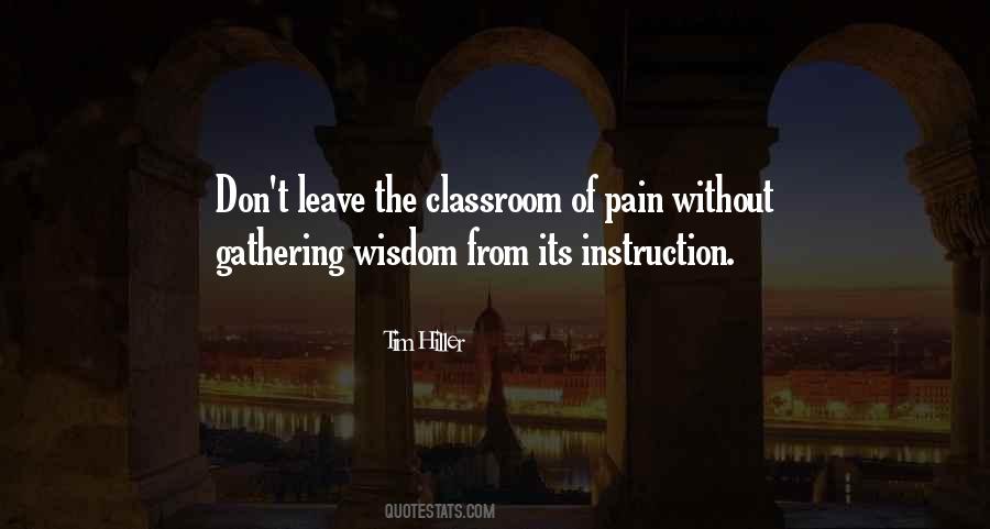 Leave The Pain Quotes #1590273