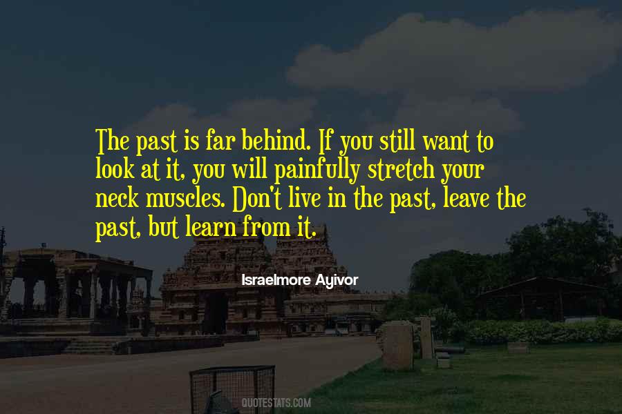 Leave The Past Quotes #1337085