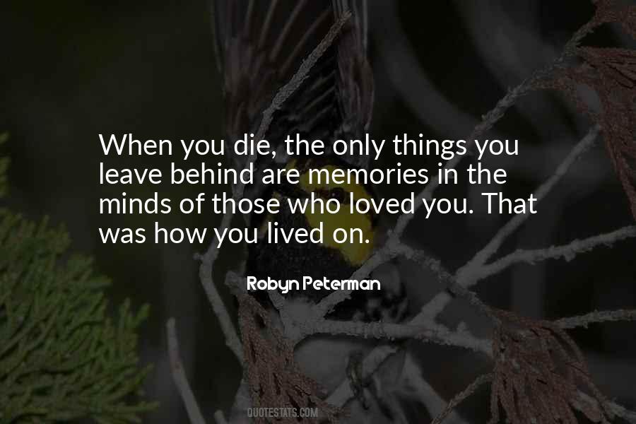 Leave You Behind Quotes #119766