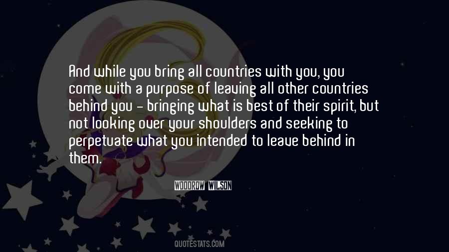 Leave You Behind Quotes #325982