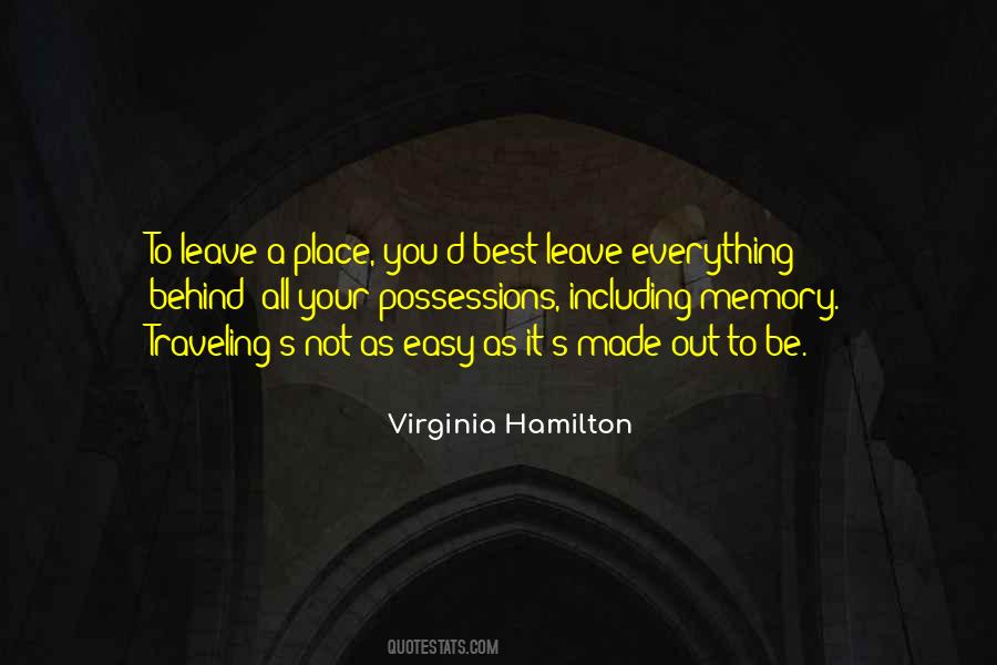 Leave You Behind Quotes #328005
