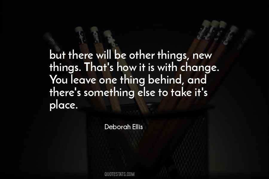 Leave You Behind Quotes #42474