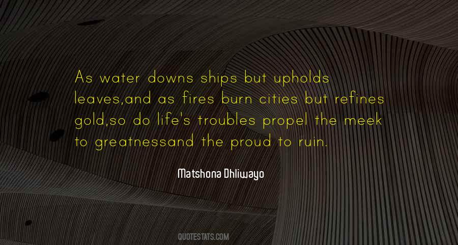Leaves And Water Quotes #591610 Leaves And Water Quotes #591610