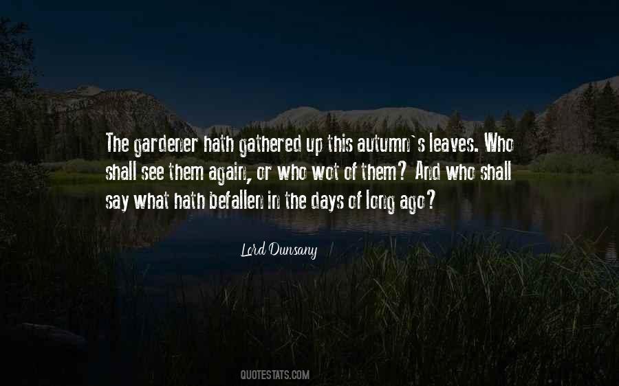 Leaves In Autumn Quotes #409605