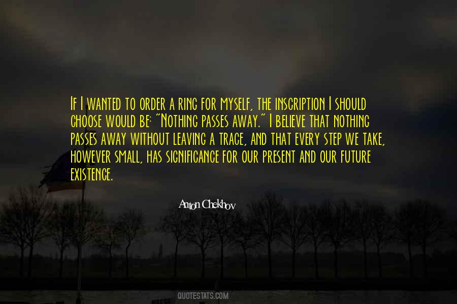 Leaving A Trace Quotes #1056285