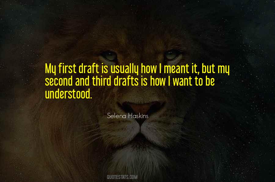 Quotes About Drafts #1246026