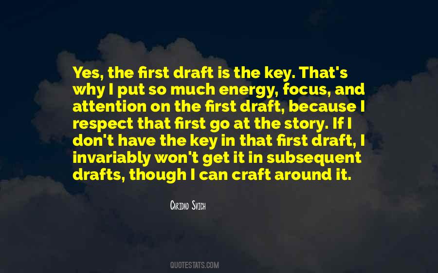 Quotes About Drafts #924994