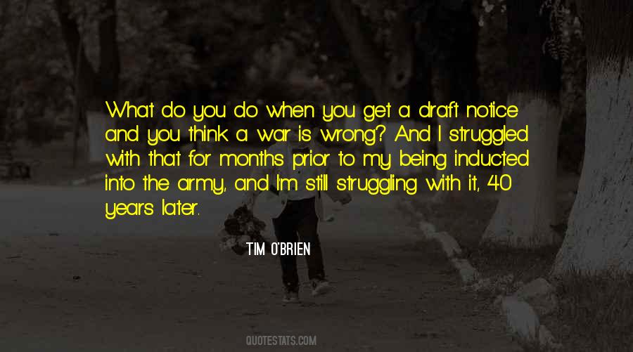 Quotes About Draft In War #104071