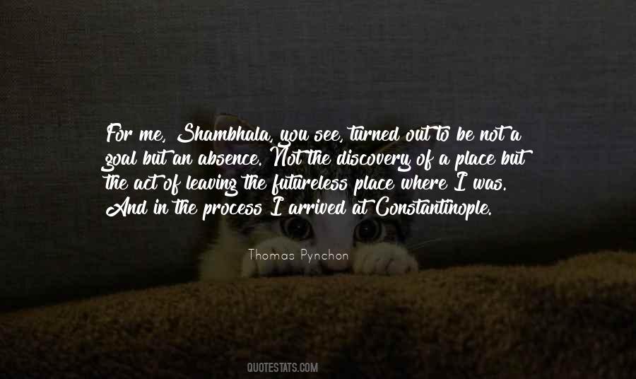 Leaving Place Quotes #1289605