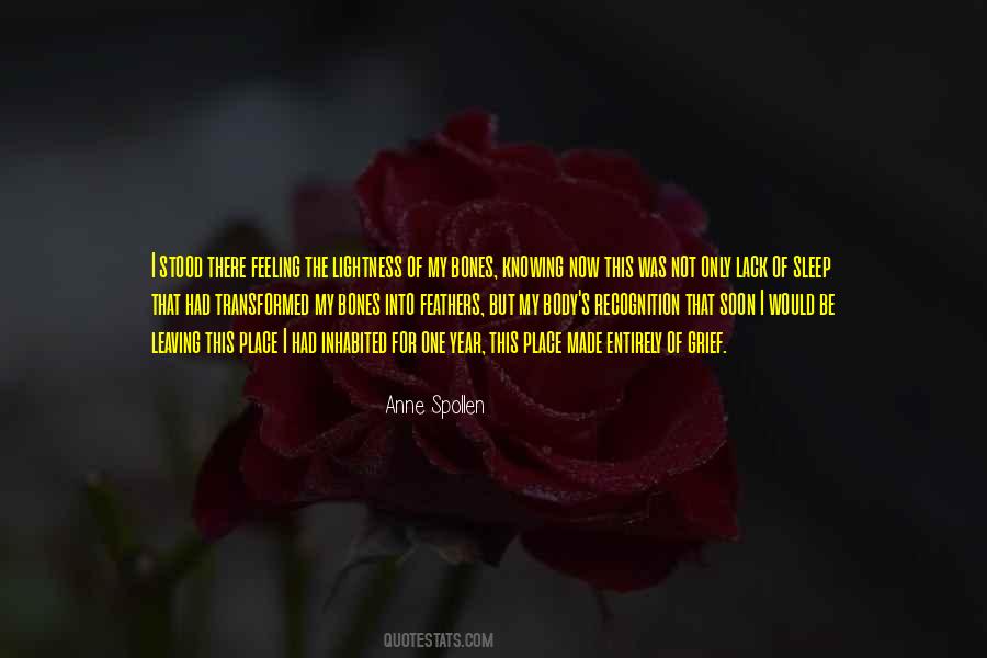 Leaving Place Quotes #1349038