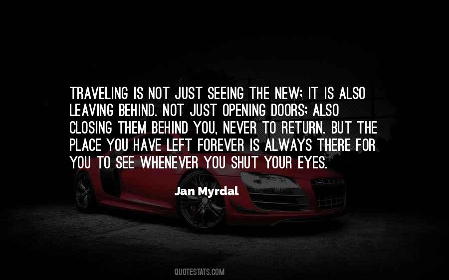 Leaving Place Quotes #1445137