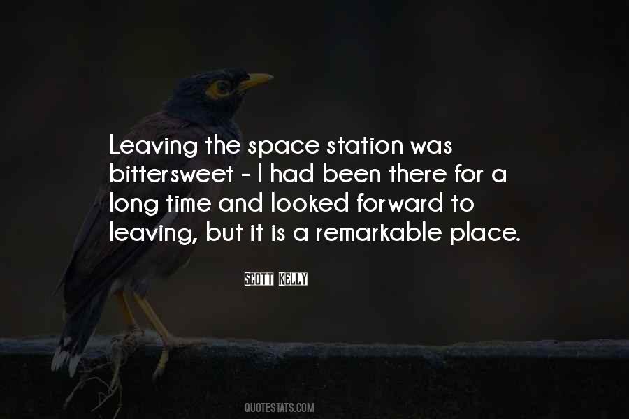 Leaving Place Quotes #1860059