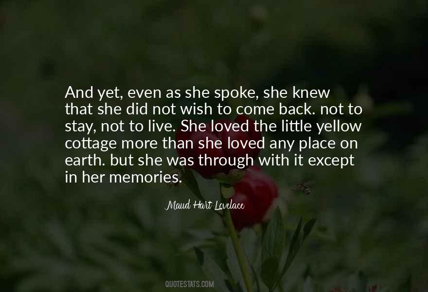 Leaving Place Quotes #316421