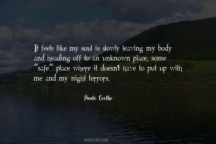 Leaving Place Quotes #489365