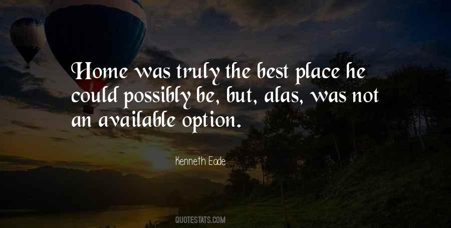 Leaving Place Quotes #675189