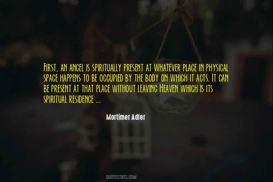 Leaving Place Quotes #725326