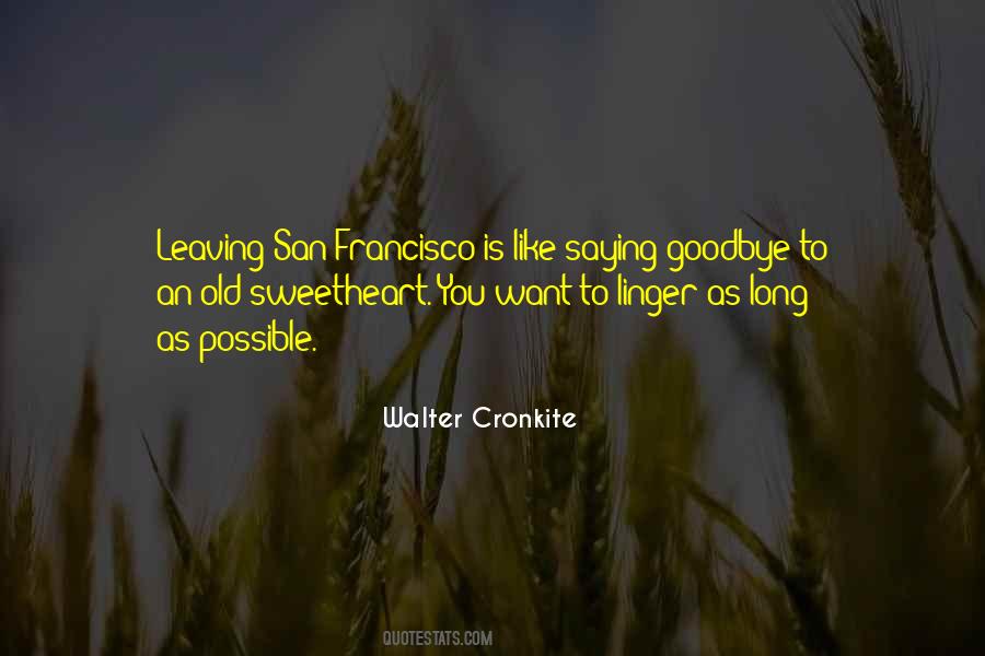 Leaving Without Goodbye Quotes #211764