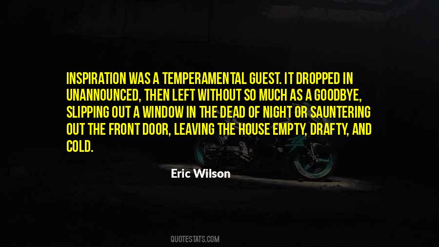 Leaving Without Goodbye Quotes #476634