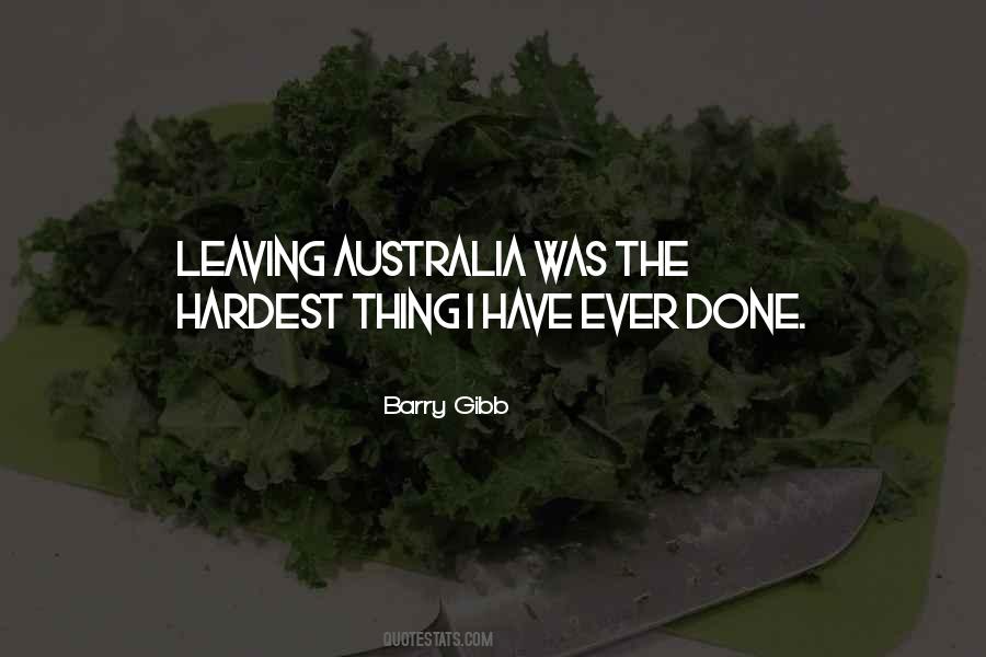 Leaving You Is The Hardest Thing Quotes #11423
