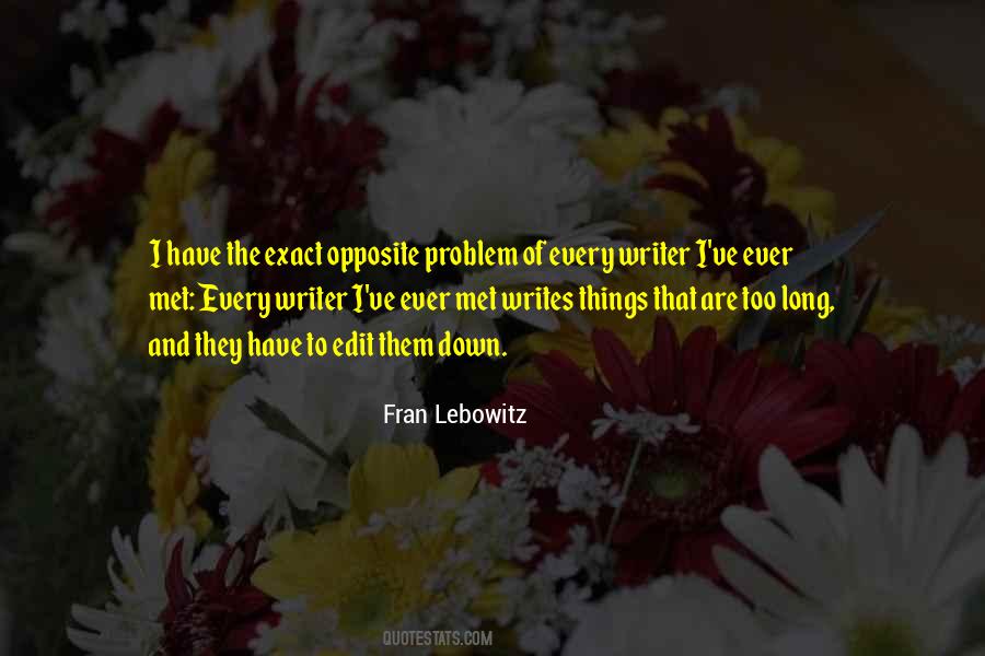 Lebowitz Quotes #55161