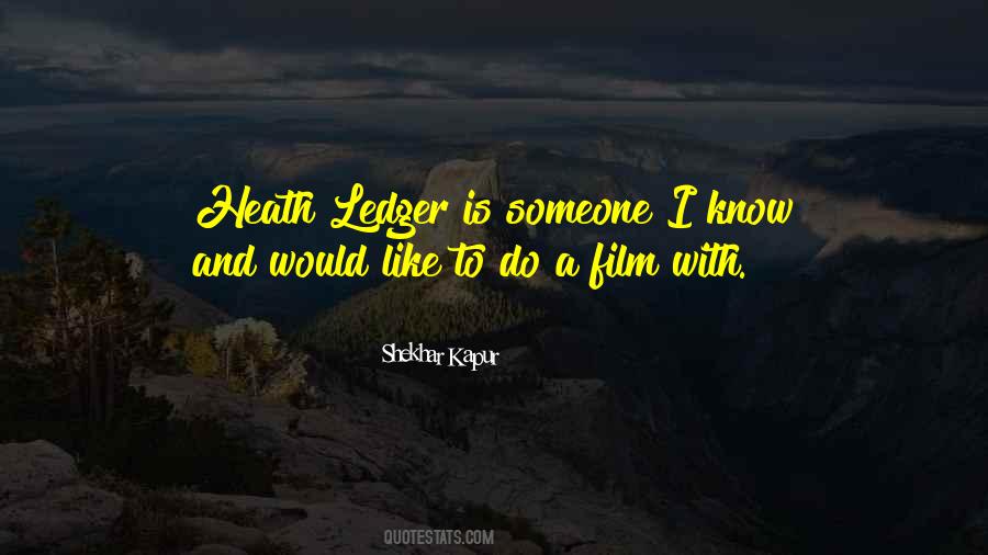 Ledger Quotes #1123422