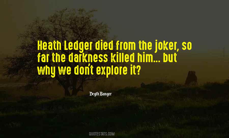 Ledger Quotes #786140