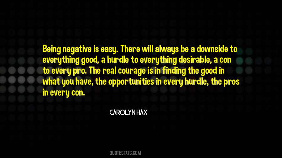 Quotes About Downside #1007154