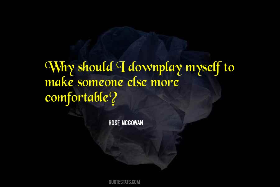 Quotes About Downplay #283704