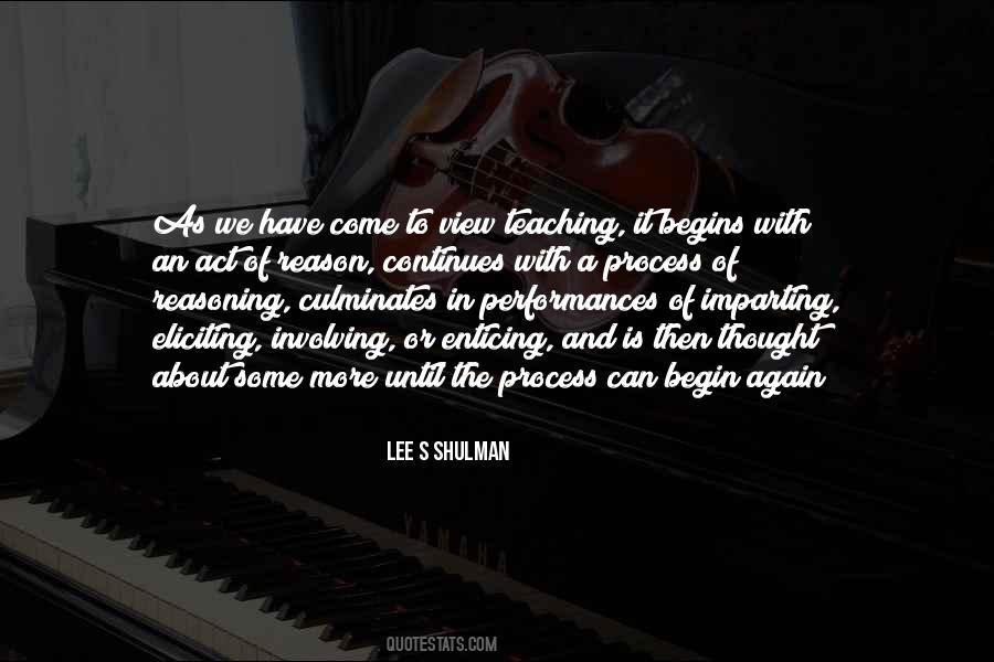Lee Shulman Quotes #1065890