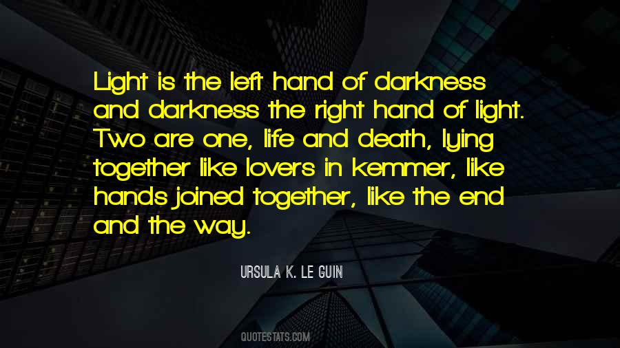 Left Hand Darkness Quotes #1649156