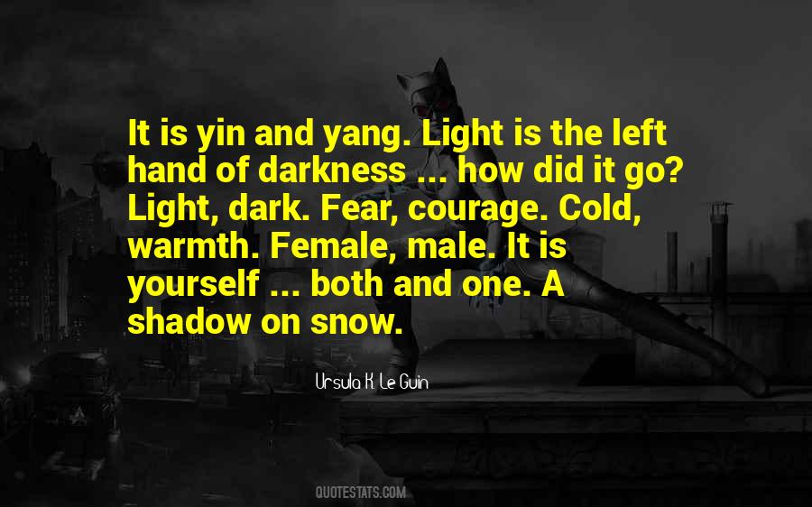 Left Hand Darkness Quotes #1816776