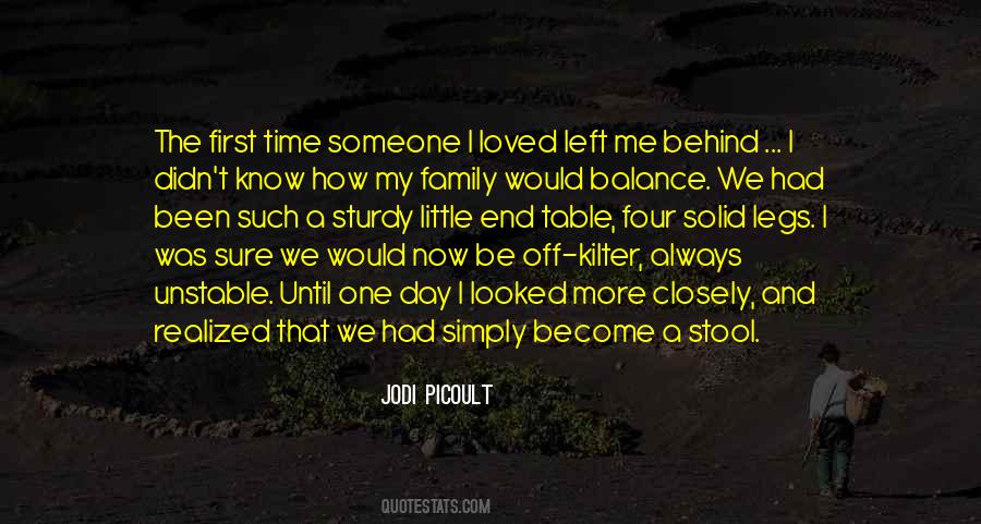 Left Me Behind Quotes #1818500