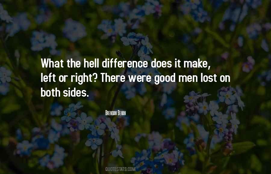 Left Or Right Quotes #1001499