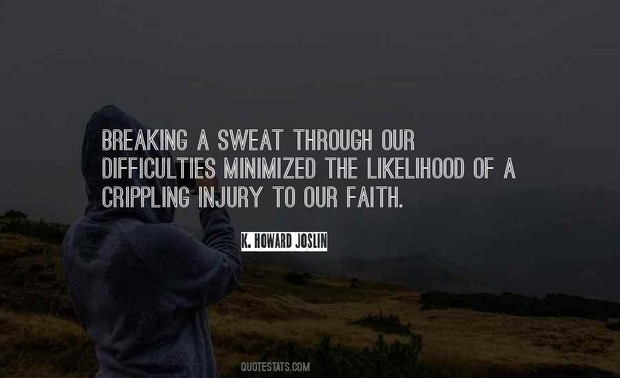 Leg Injury Quotes #133174