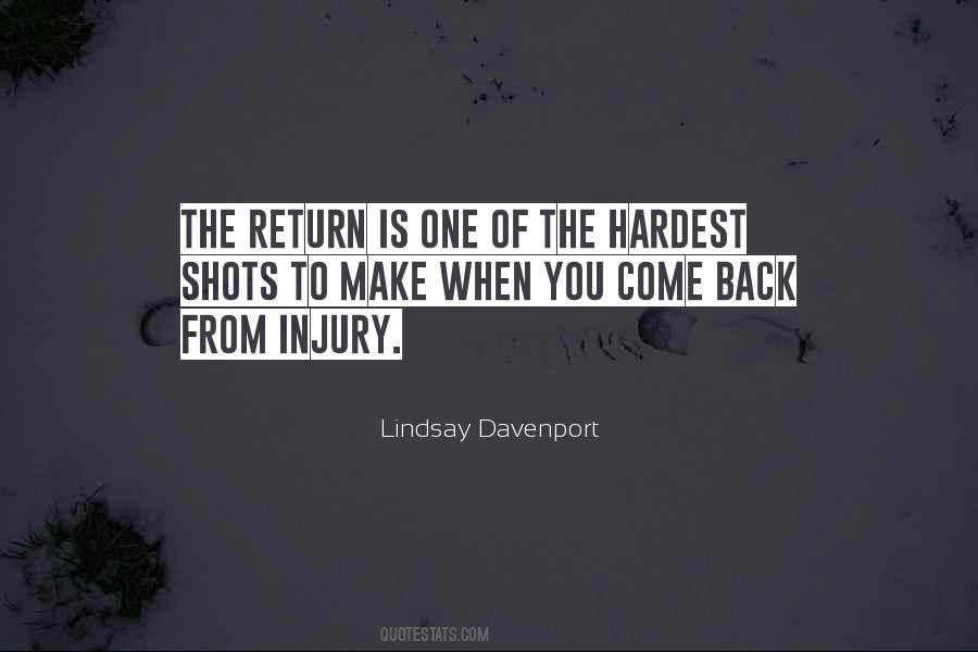 Leg Injury Quotes #209522