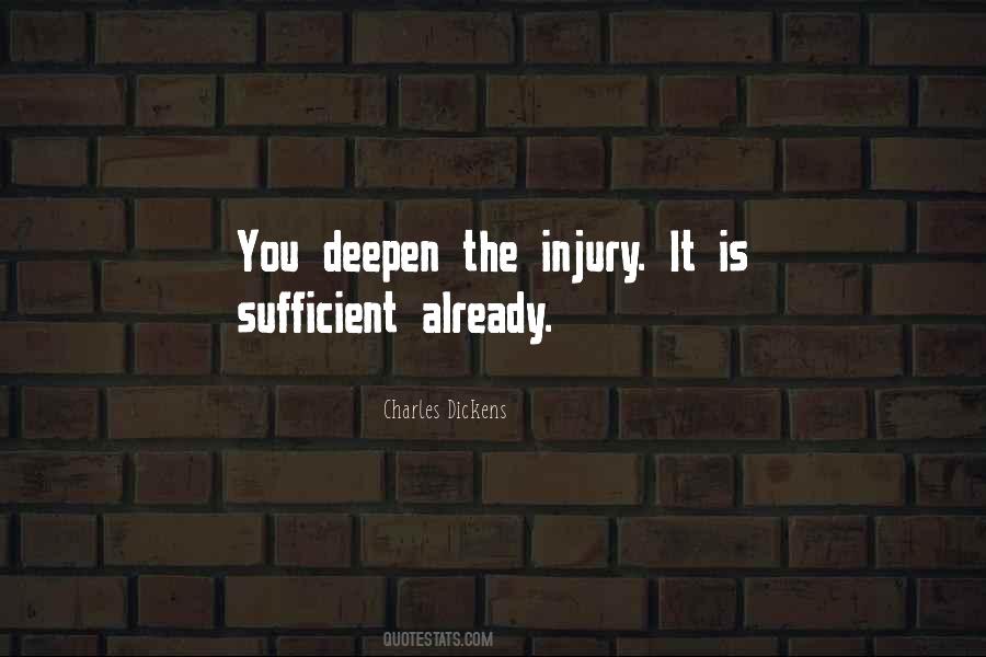 Leg Injury Quotes #68118