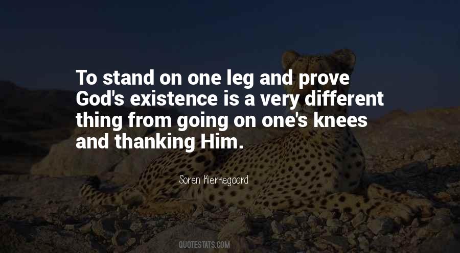 Leg To Stand On Quotes #359890