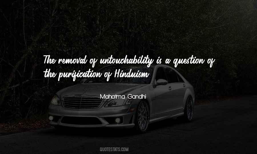 Quotes About Untouchability #1322714