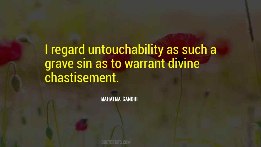 Quotes About Untouchability #576661