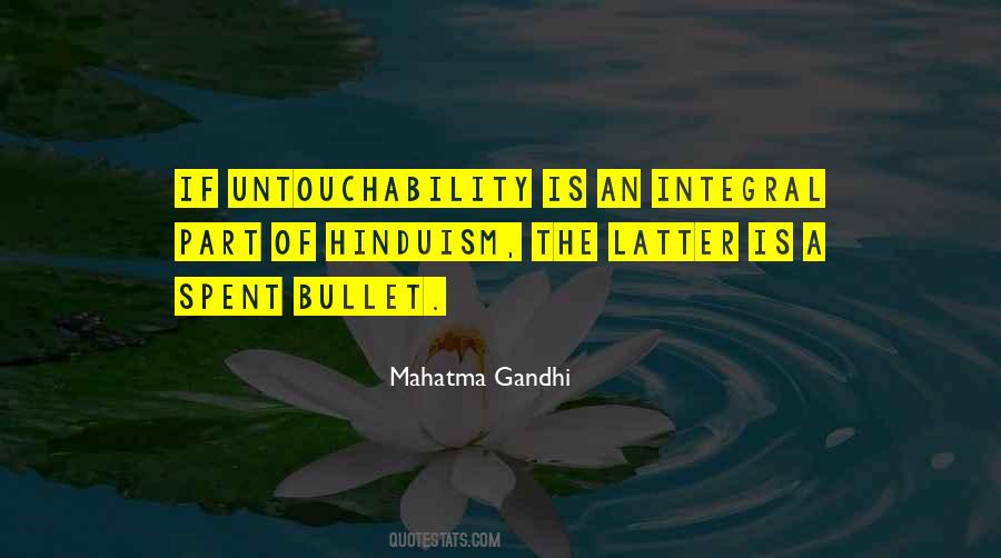 Quotes About Untouchability #67065