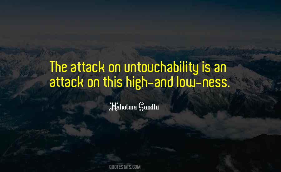 Quotes About Untouchability #705155