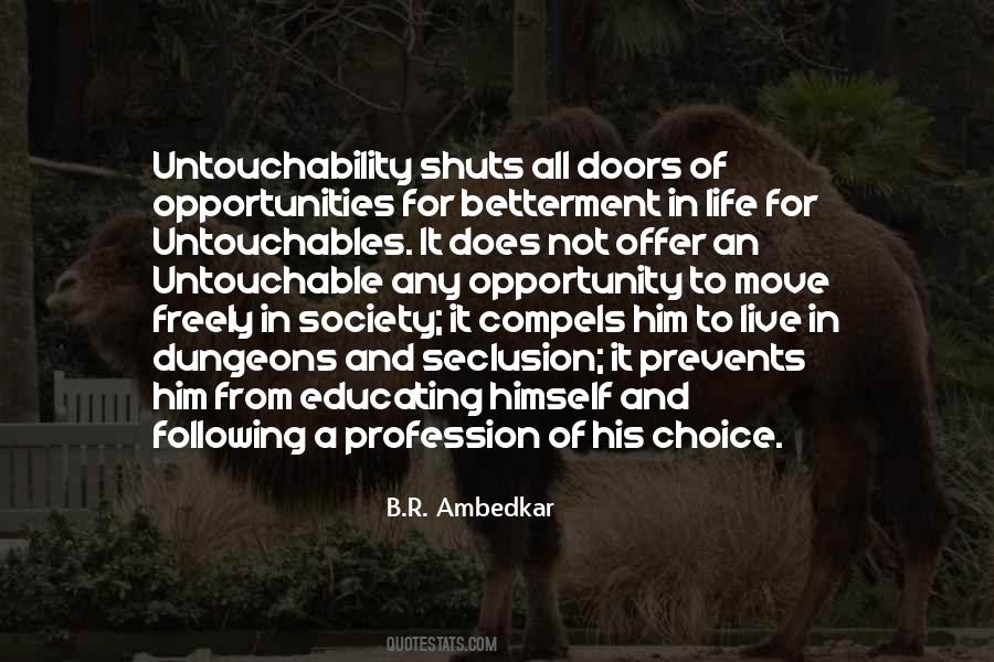 Quotes About Untouchability #873310