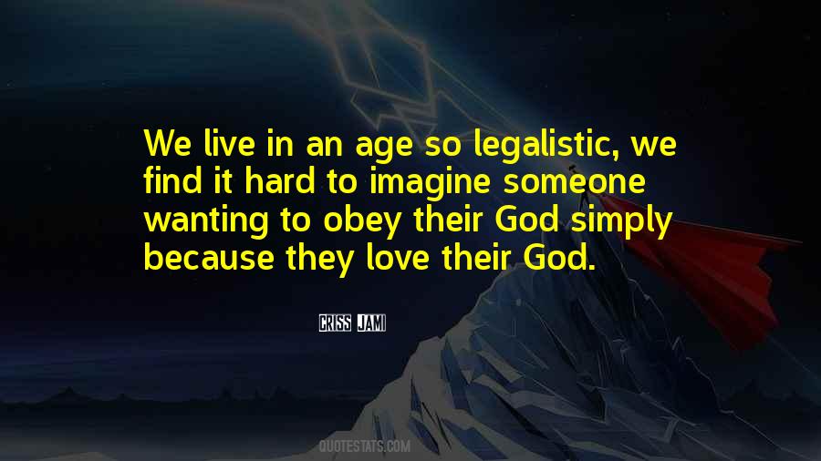 Legalistic Quotes #961171