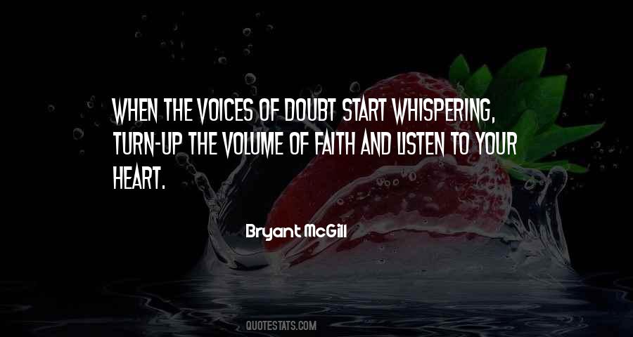 Quotes About Doubt And Faith #288665