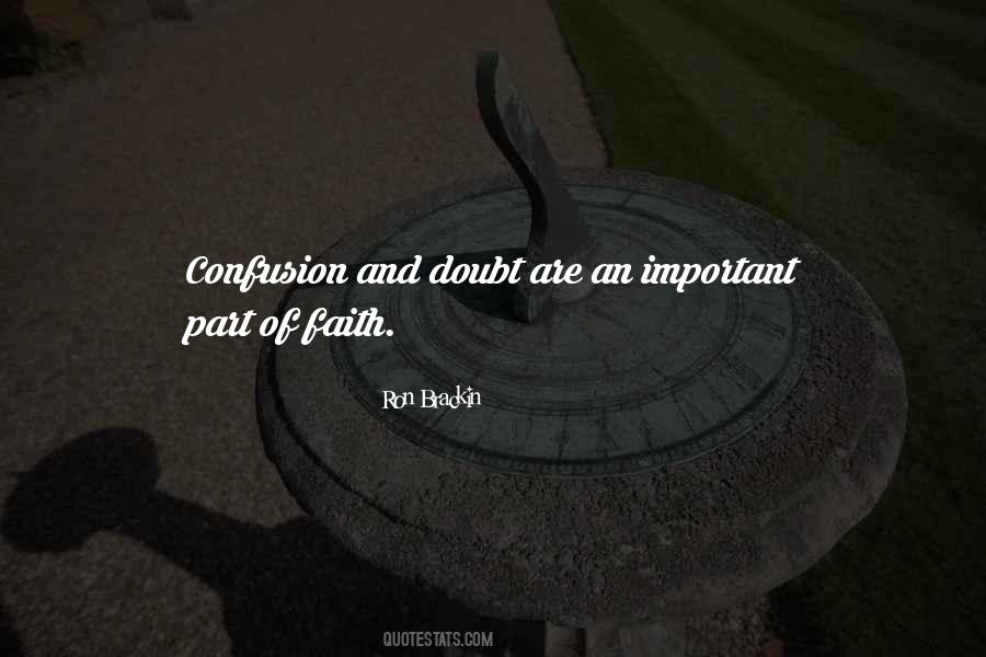 Quotes About Doubt And Faith #322323